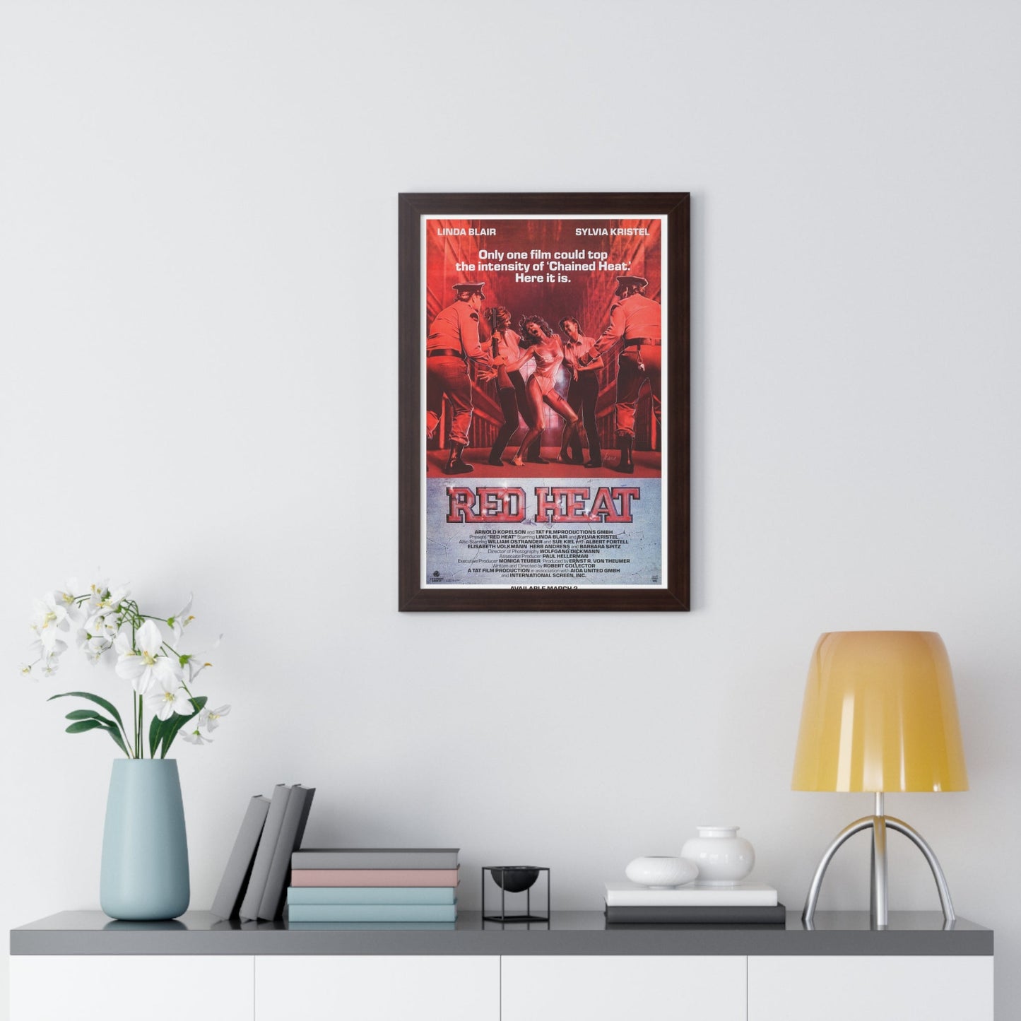 RED HEAT 1988 - Framed Movie Poster-The Sticker Space