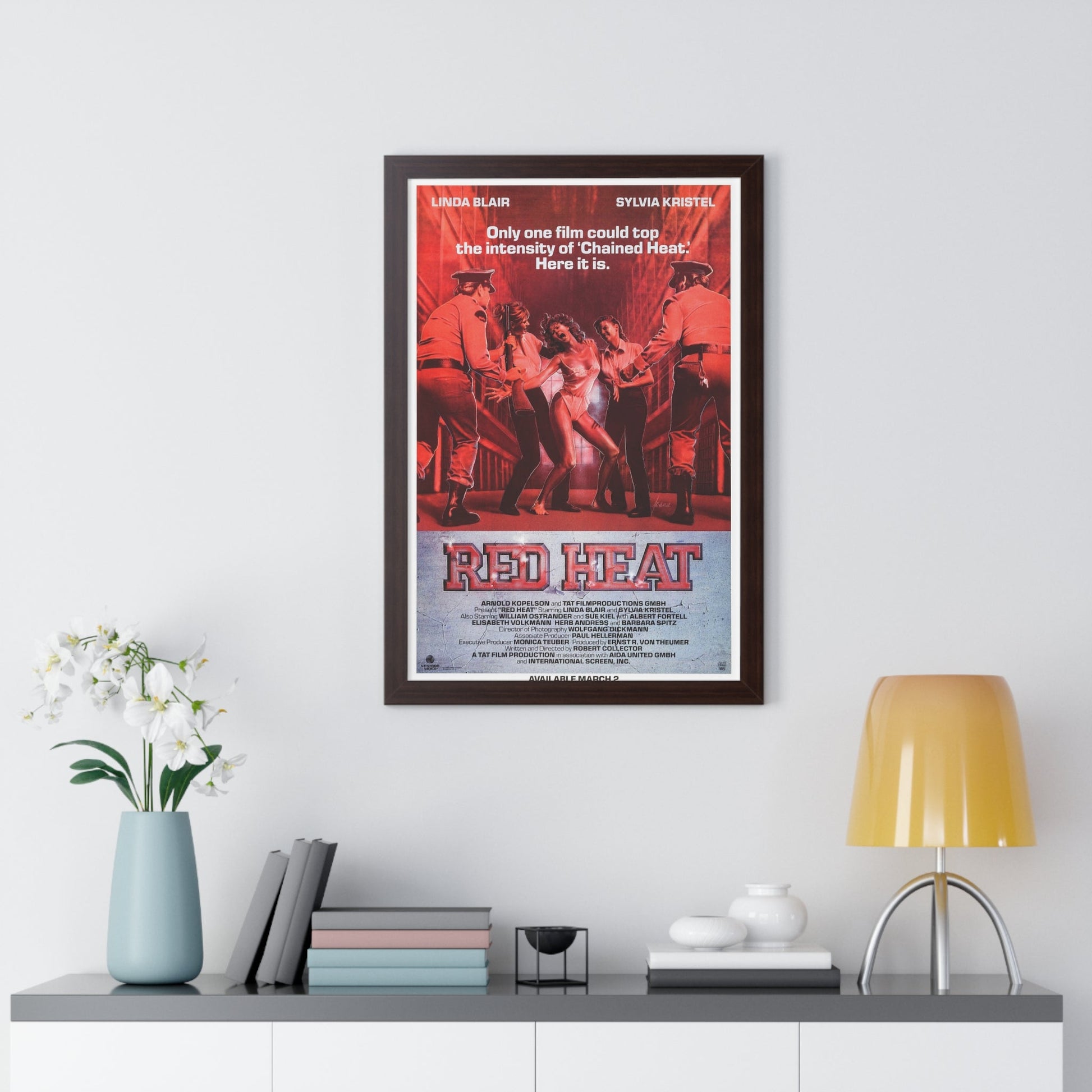 RED HEAT 1988 - Framed Movie Poster-The Sticker Space