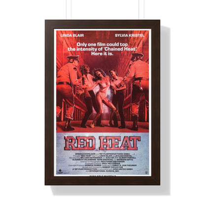 RED HEAT 1988 - Framed Movie Poster-16″ x 24″-The Sticker Space