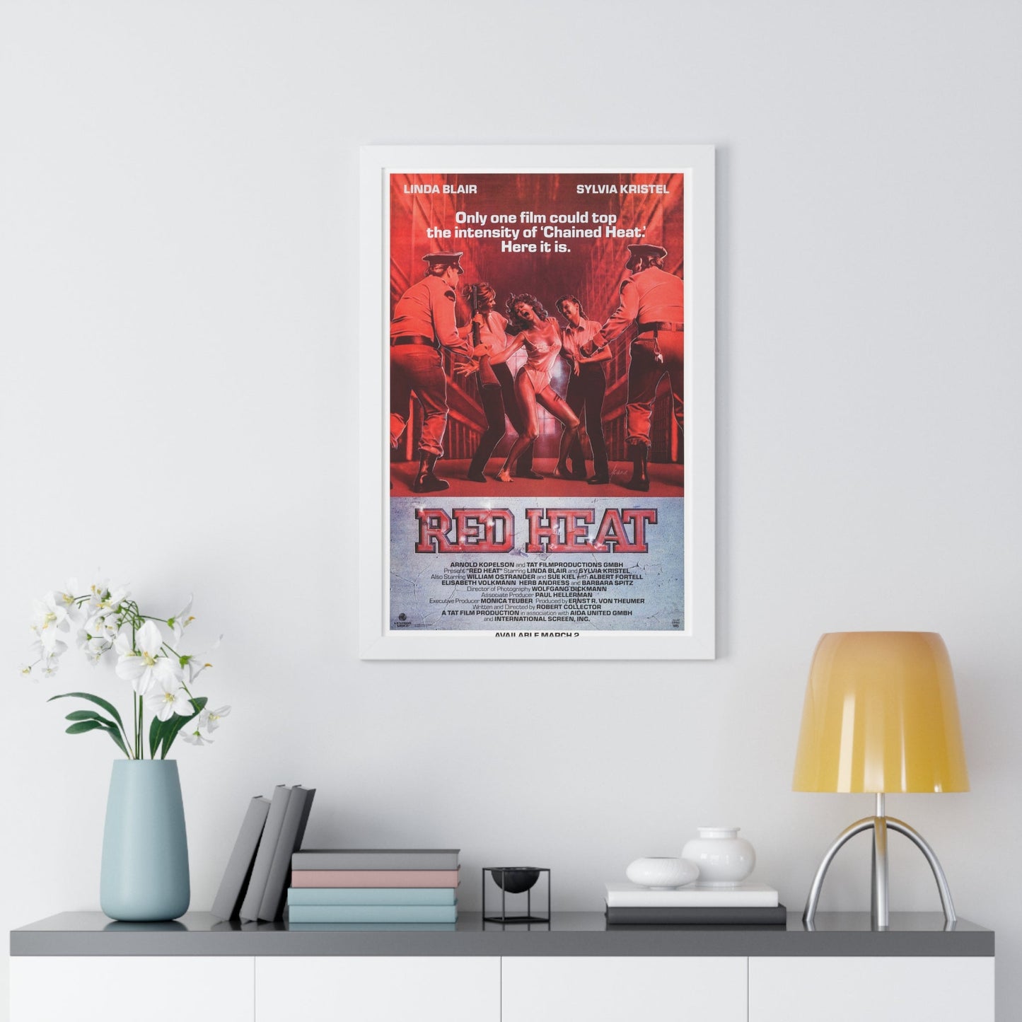 RED HEAT 1988 - Framed Movie Poster-The Sticker Space