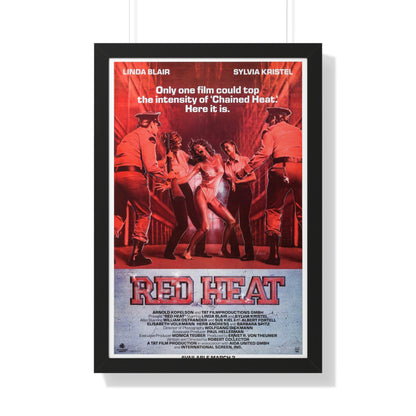 RED HEAT 1988 - Framed Movie Poster-20" x 30"-The Sticker Space