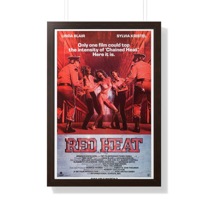 RED HEAT 1988 - Framed Movie Poster-20" x 30"-The Sticker Space