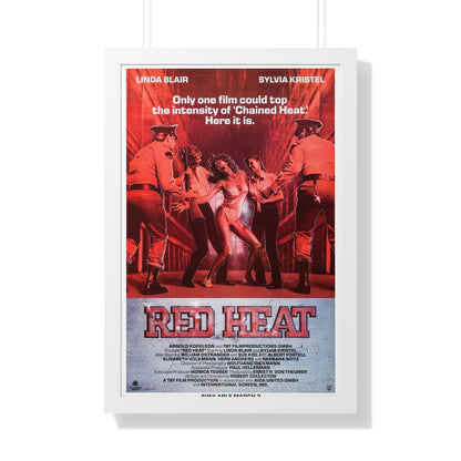 RED HEAT 1988 - Framed Movie Poster-20" x 30"-The Sticker Space