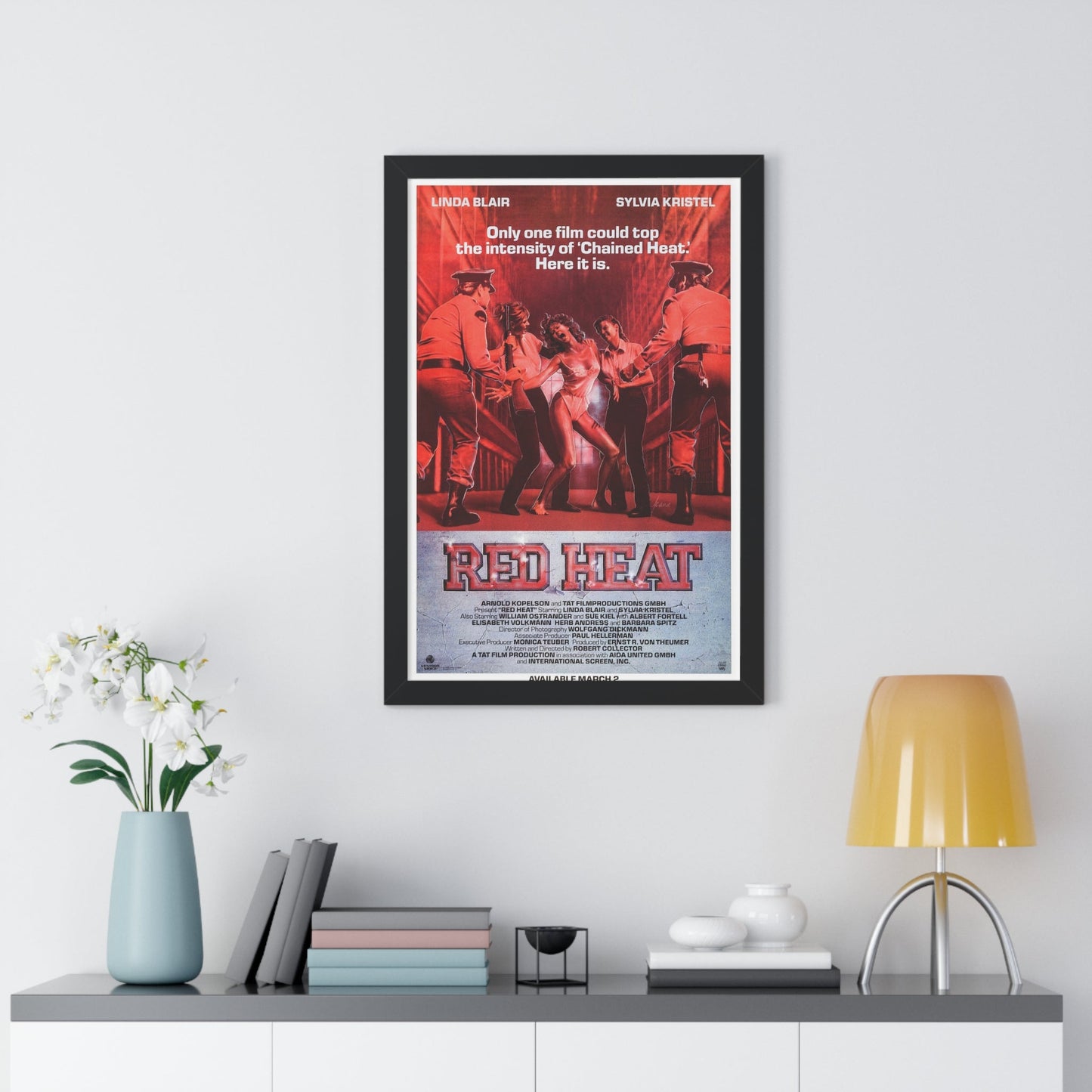 RED HEAT 1988 - Framed Movie Poster-The Sticker Space