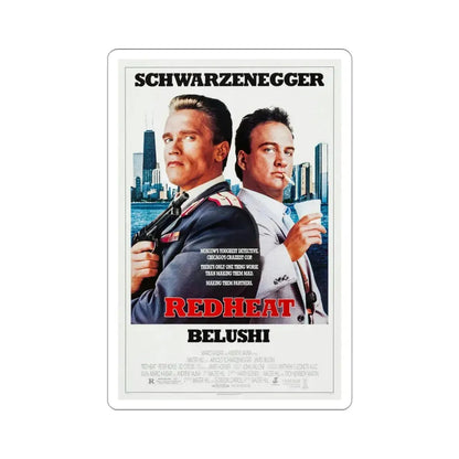 Red Heat 1988 Movie Poster STICKER Vinyl Die-Cut Decal 3 Inch - The Sticker Space