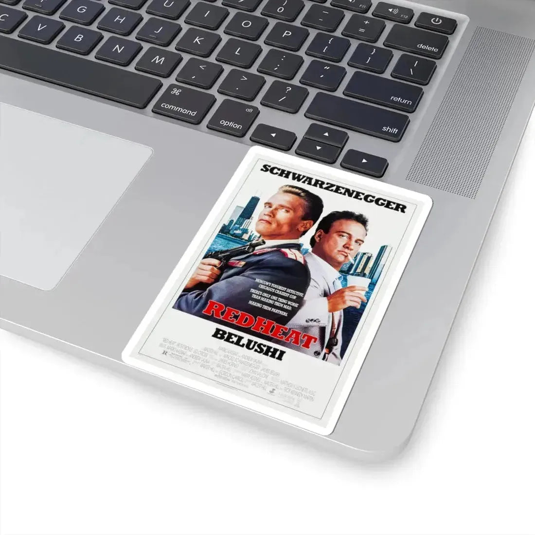 Red Heat 1988 Movie Poster - STICKER Vinyl Kiss-Cut Decal - The Sticker Space