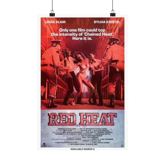 RED HEAT 1988 - Paper Movie Poster 12″ x 18″ Matte - The Sticker Space
