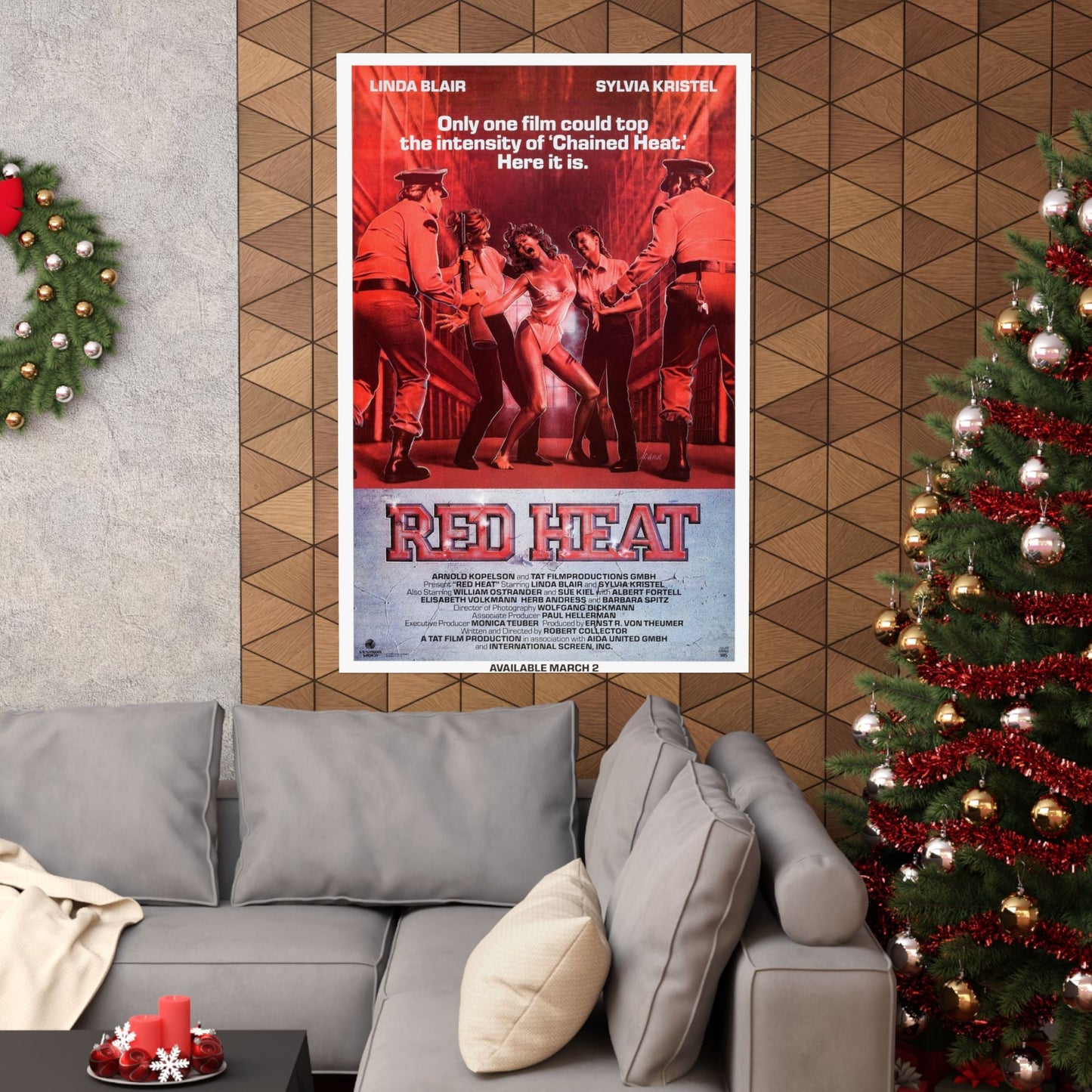 RED HEAT 1988 - Paper Movie Poster-The Sticker Space