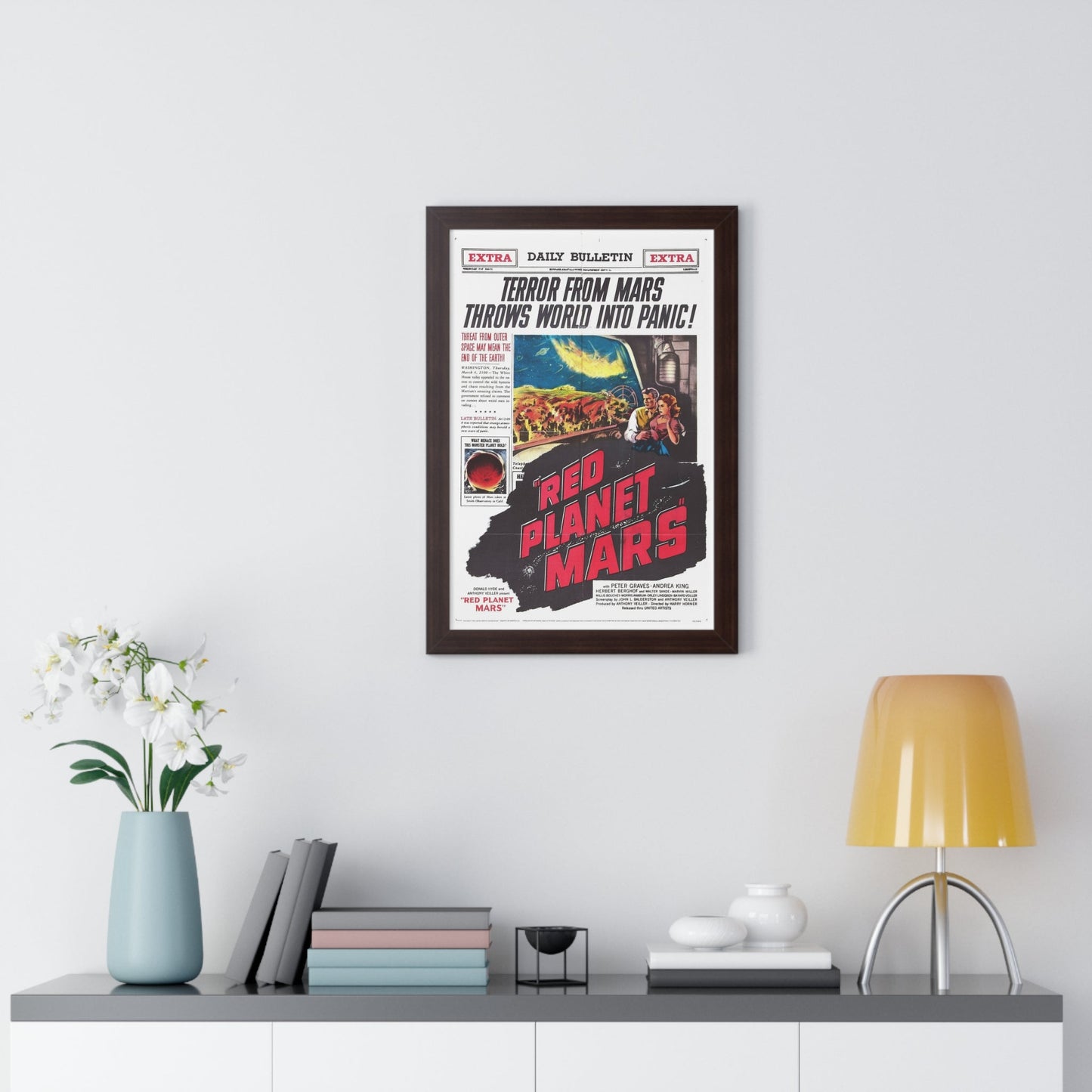 RED PLANET MARS 1952 - Framed Movie Poster-The Sticker Space