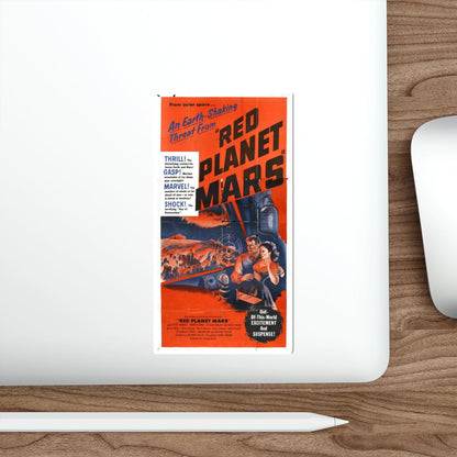 RED PLANET MARS (2) 1952 Movie Poster STICKER Vinyl Die-Cut Decal-The Sticker Space