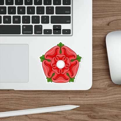 Red Rose Badge of Lancaster STICKER Vinyl Die-Cut Decal-The Sticker Space