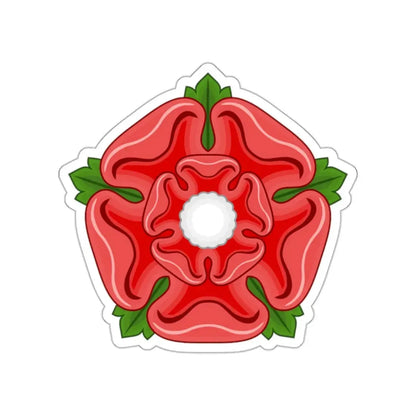 Red Rose Badge of Lancaster STICKER Vinyl Die-Cut Decal - The Sticker Space