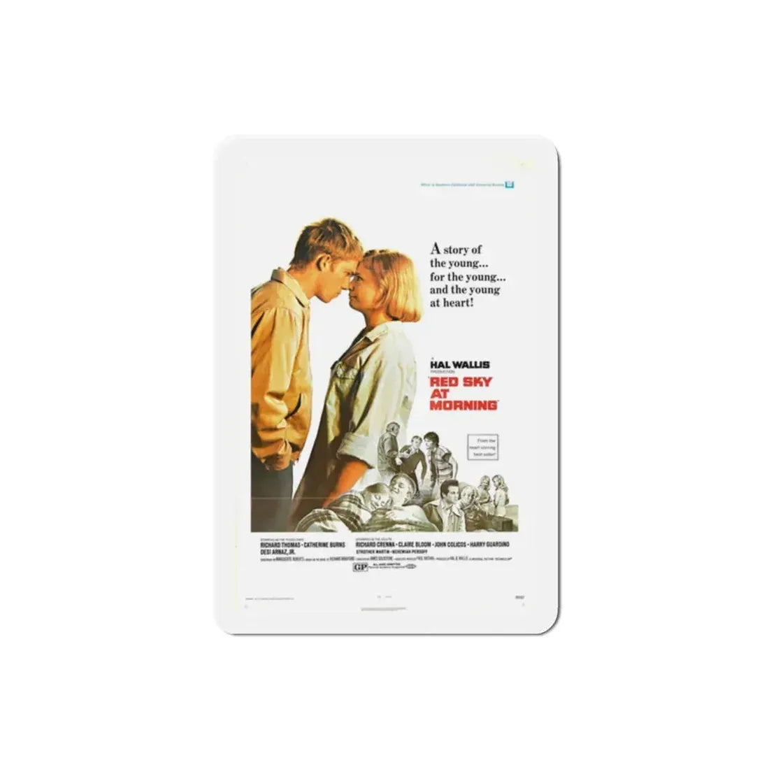 Red Sky at Morning 1971 Movie Poster Refrigerator Magnet 2 Inch - The Sticker Space