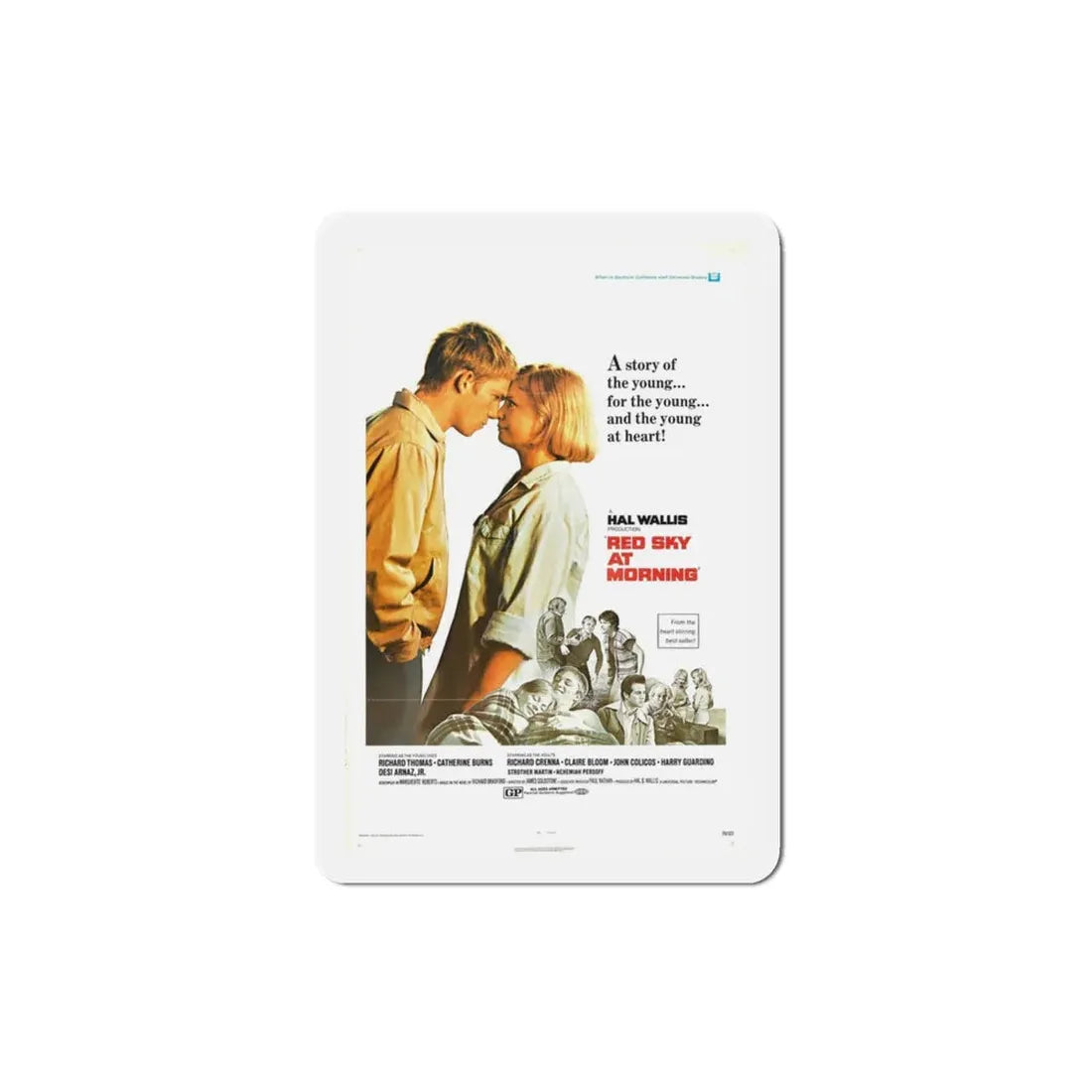 Red Sky at Morning 1971 Movie Poster Refrigerator Magnet - The Sticker Space