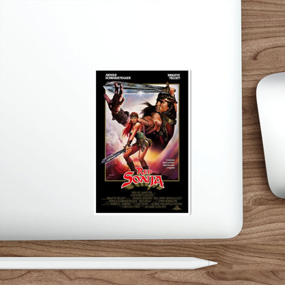 RED SONJA 1985 Movie Poster STICKER Vinyl Die-Cut Decal-The Sticker Space