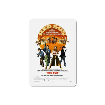 Red Sun 1972 Movie Poster Refrigerator Magnet 2 Inch - The Sticker Space