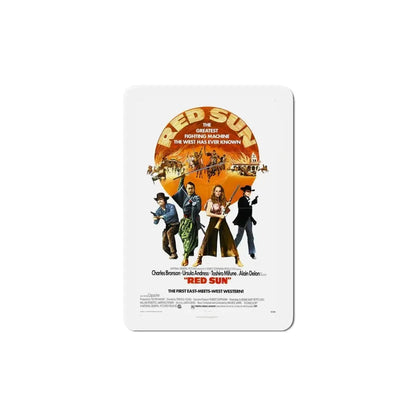 Red Sun 1972 Movie Poster Refrigerator Magnet 6 Inch - The Sticker Space