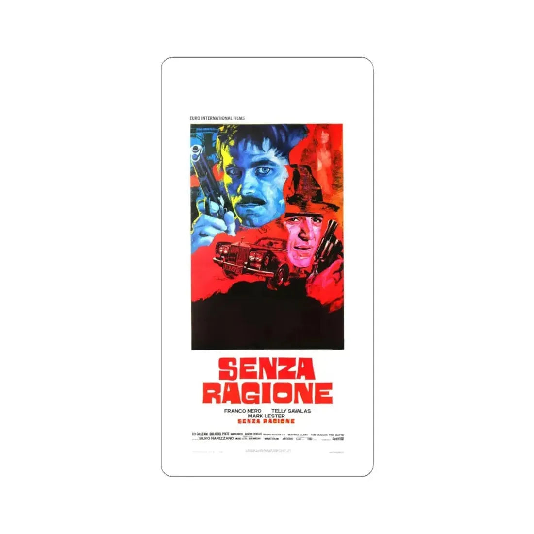 REDNECK 1973 Movie Poster - STICKER Vinyl Kiss-Cut Decal 6 Inch White - The Sticker Space