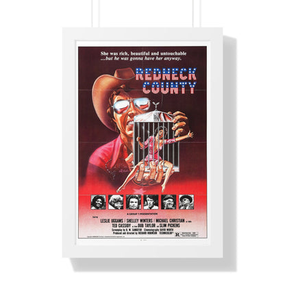 REDNECK COUNTY (POOR PRETTY EDDIE) 1975 - Framed Movie Poster-16″ x 24″-The Sticker Space