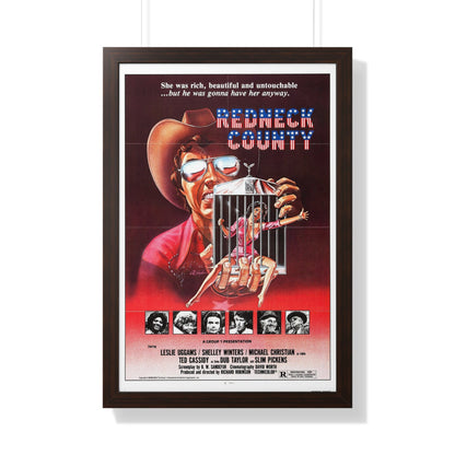 REDNECK COUNTY (POOR PRETTY EDDIE) 1975 - Framed Movie Poster-20" x 30"-The Sticker Space