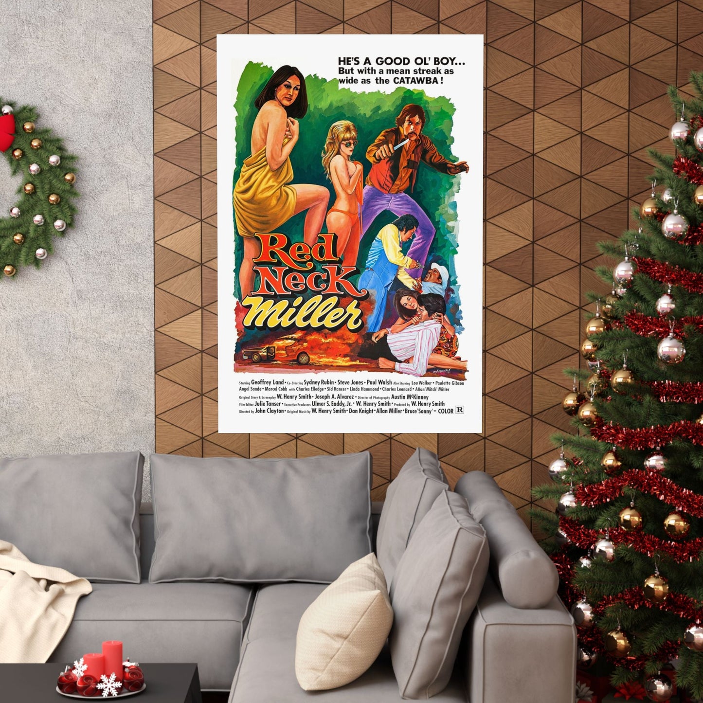 REDNECK MILLER 1976 - Paper Movie Poster-The Sticker Space