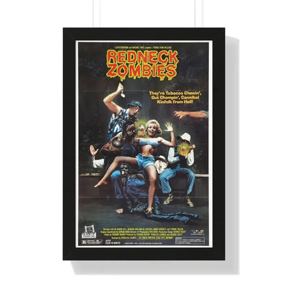 REDNECK ZOMBIES (2) 1989 - Framed Movie Poster 16″ x 24″ Black - The Sticker Space