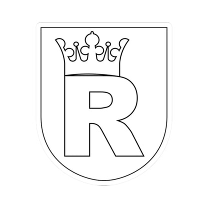 Redväg vapen (Sweden) (Coat of Arms) STICKER Vinyl Kiss-Cut Decal 2 Inch White - The Sticker Space