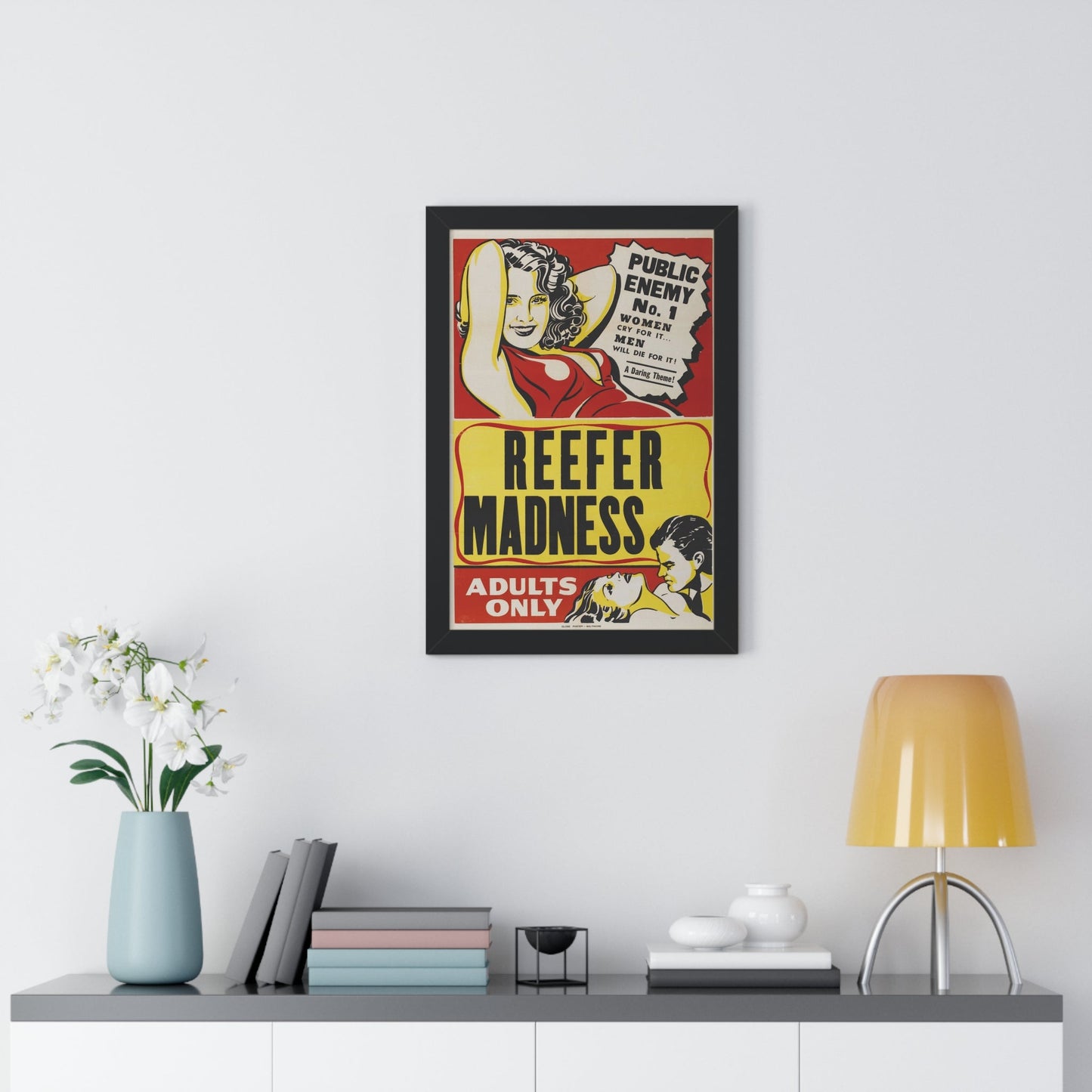 REEFER MADNESS 1936 - Framed Movie Poster-The Sticker Space