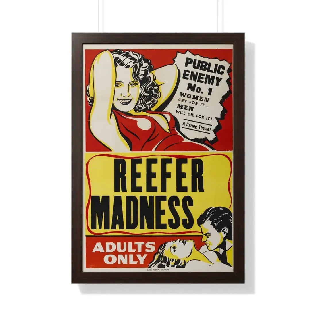 REEFER MADNESS 1936 - Framed Movie Poster - The Sticker Space