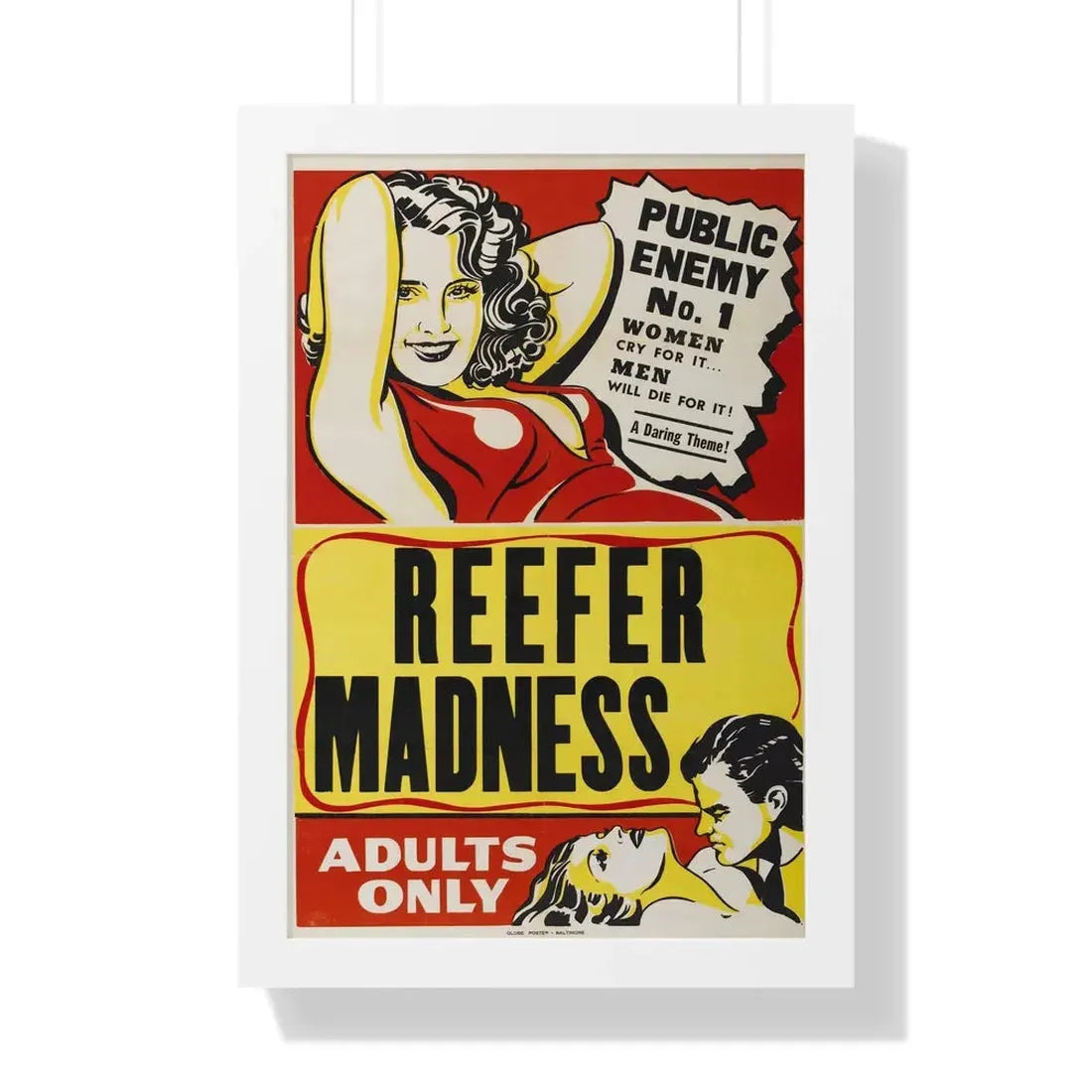REEFER MADNESS 1936 - Framed Movie Poster - The Sticker Space