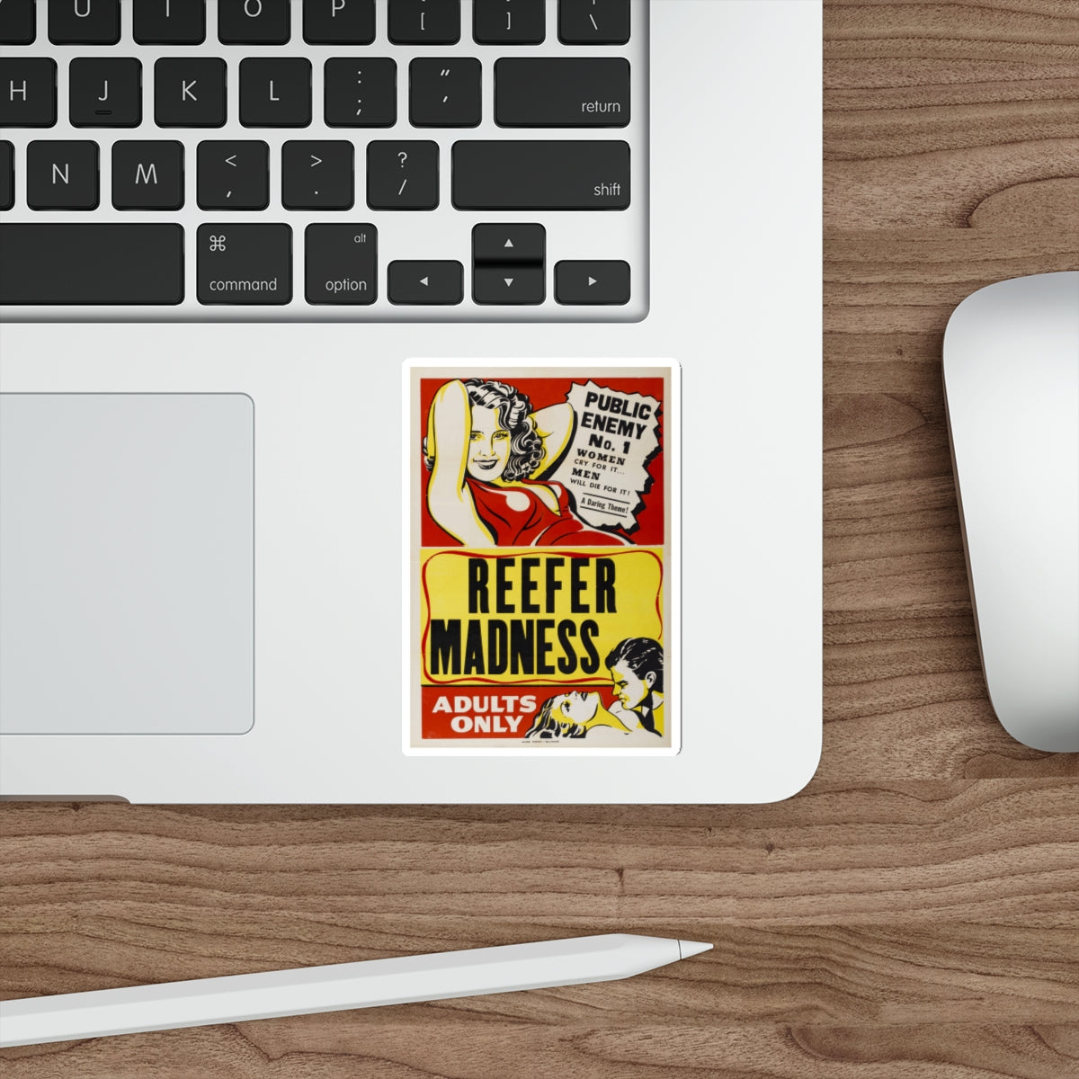 REEFER MADNESS 1936 Movie Poster STICKER Vinyl Die-Cut Decal-The Sticker Space