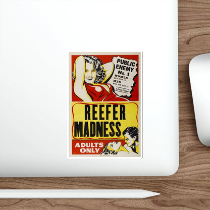 REEFER MADNESS 1936 Movie Poster STICKER Vinyl Die-Cut Decal-The Sticker Space