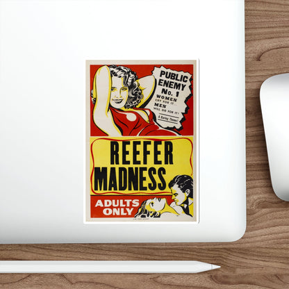 REEFER MADNESS 1936 Movie Poster STICKER Vinyl Die-Cut Decal-The Sticker Space