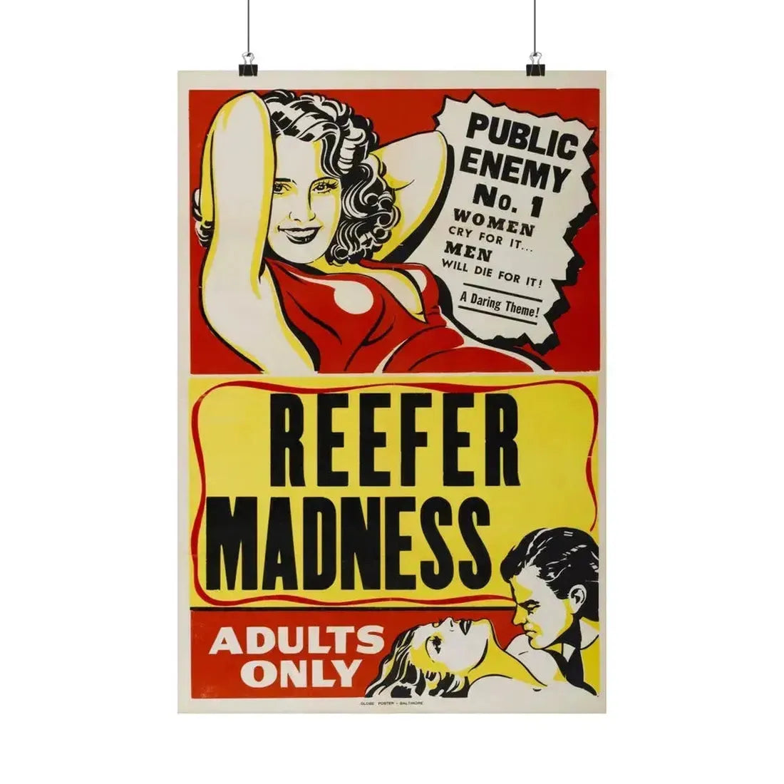 REEFER MADNESS 1936 - Paper Movie Poster 16″ x 24″ Matte - The Sticker Space