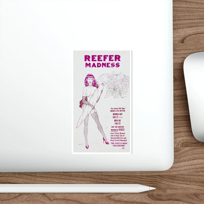 REEFER MADNESS (2) 1936 Movie Poster STICKER Vinyl Die-Cut Decal-The Sticker Space