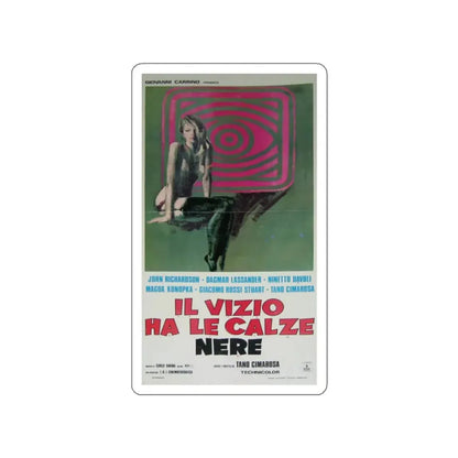 REFLECTIONS IN BLACK 1975 Movie Poster STICKER Vinyl Die-Cut Decal - The Sticker Space