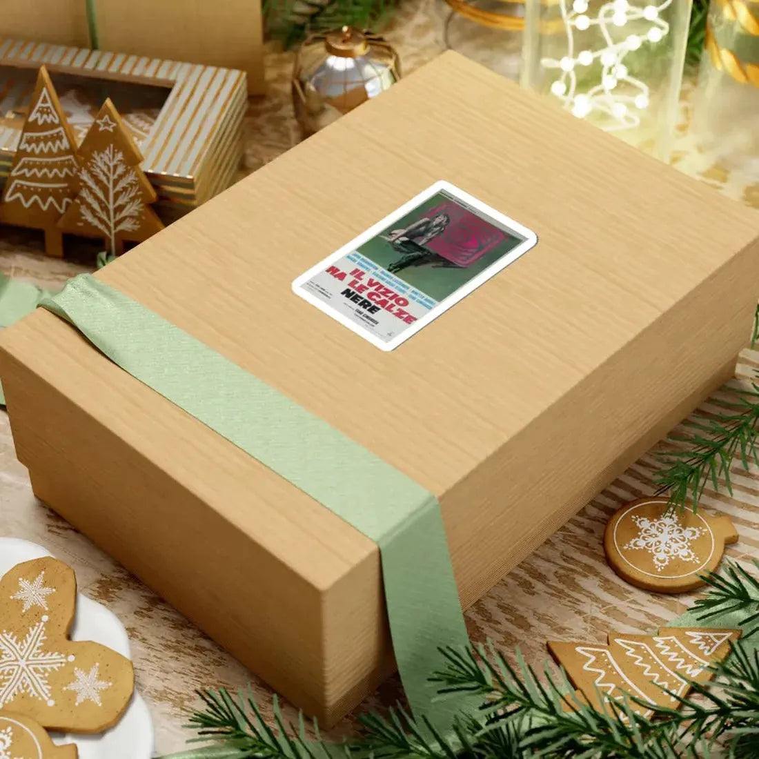 REFLECTIONS IN BLACK 1975 Movie Poster - STICKER Vinyl Kiss-Cut Decal - The Sticker Space