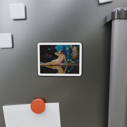 Reflections (Magazine Illustration) Refrigerator Magnet-The Sticker Space