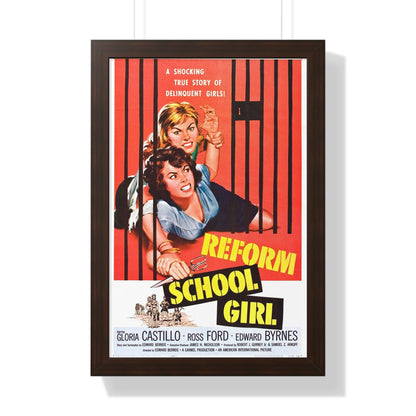 REFORM SCHOOL GIRL 1957 - Framed Movie Poster-16″ x 24″-The Sticker Space