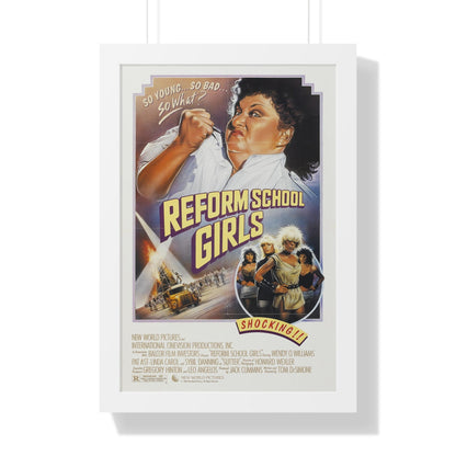 REFORM SCHOOLGIRLS 1986 - Framed Movie Poster-16″ x 24″-The Sticker Space