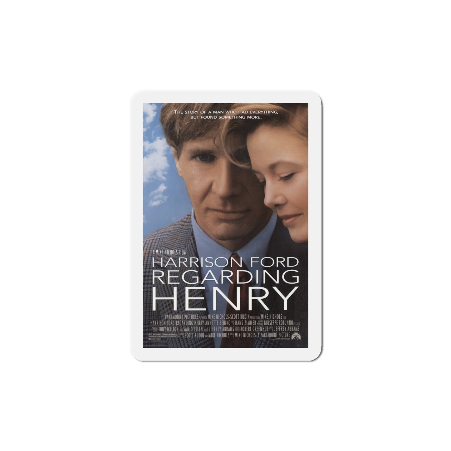 Regarding Henry 1991 Movie Poster Die-Cut Magnet-6 Inch-The Sticker Space