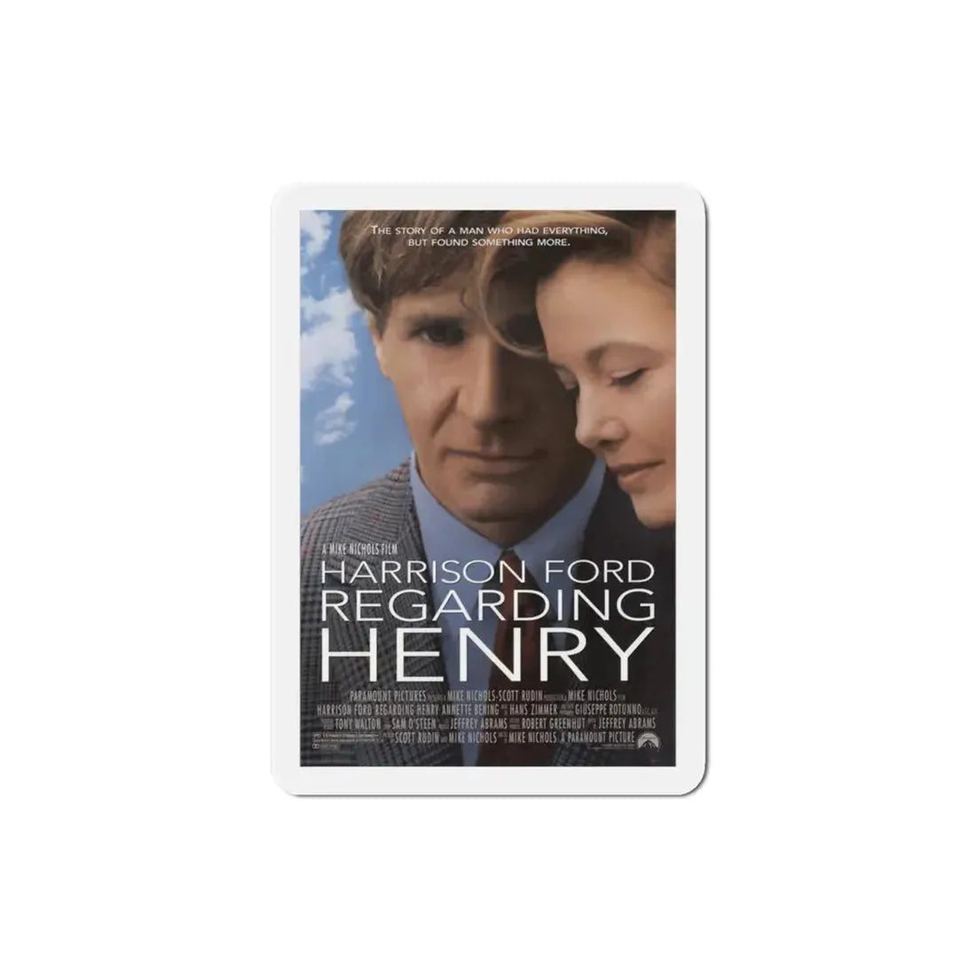 Regarding Henry 1991 Movie Poster Refrigerator Magnet 3 Inch - The Sticker Space