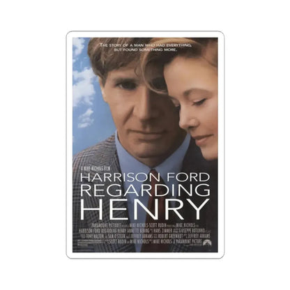 Regarding Henry 1991 Movie Poster - STICKER Vinyl Kiss-Cut Decal 2 Inch White - The Sticker Space