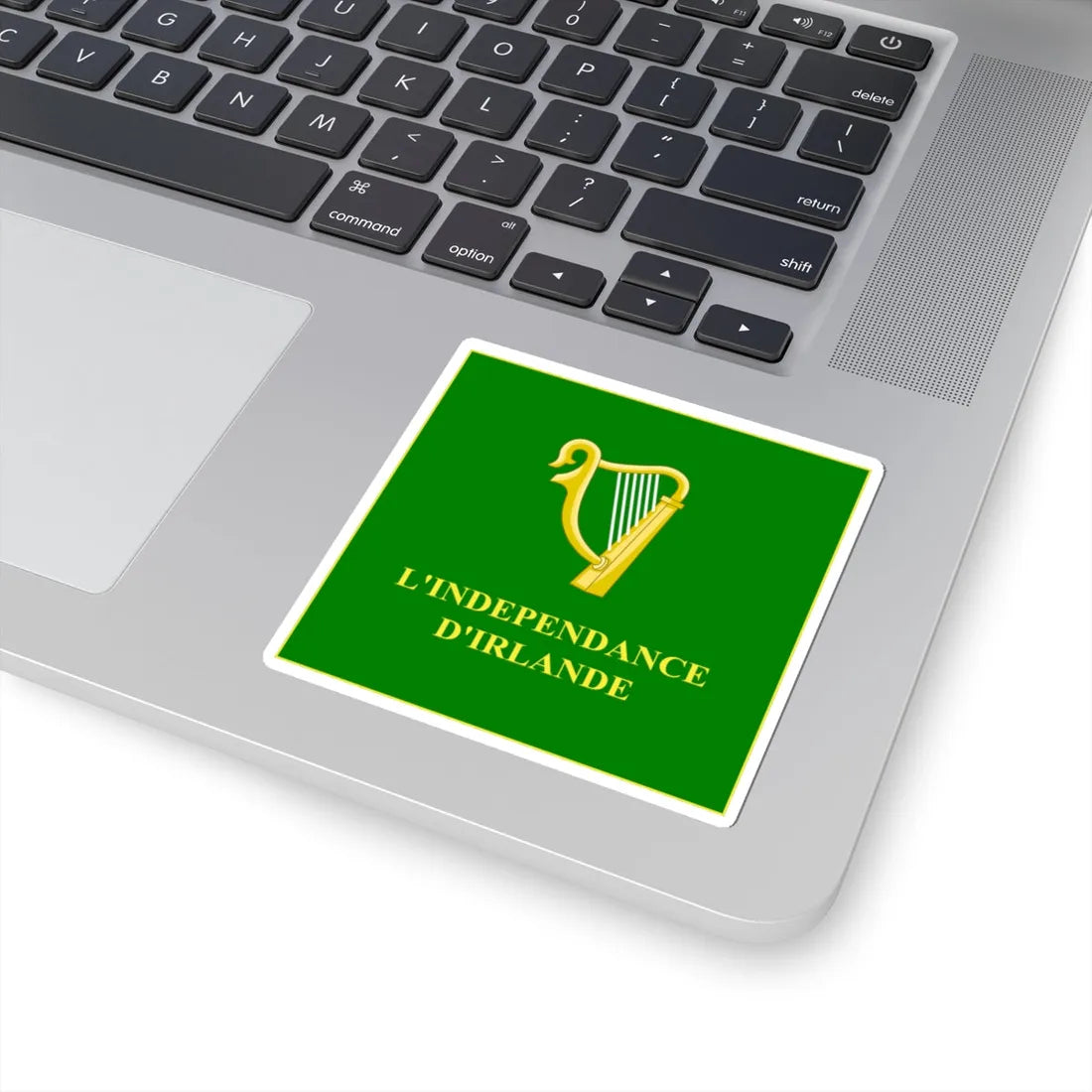 Regimental Colours of the Irish Legion Obverse (Ireland) STICKER Vinyl Kiss-Cut Decal - The Sticker Space