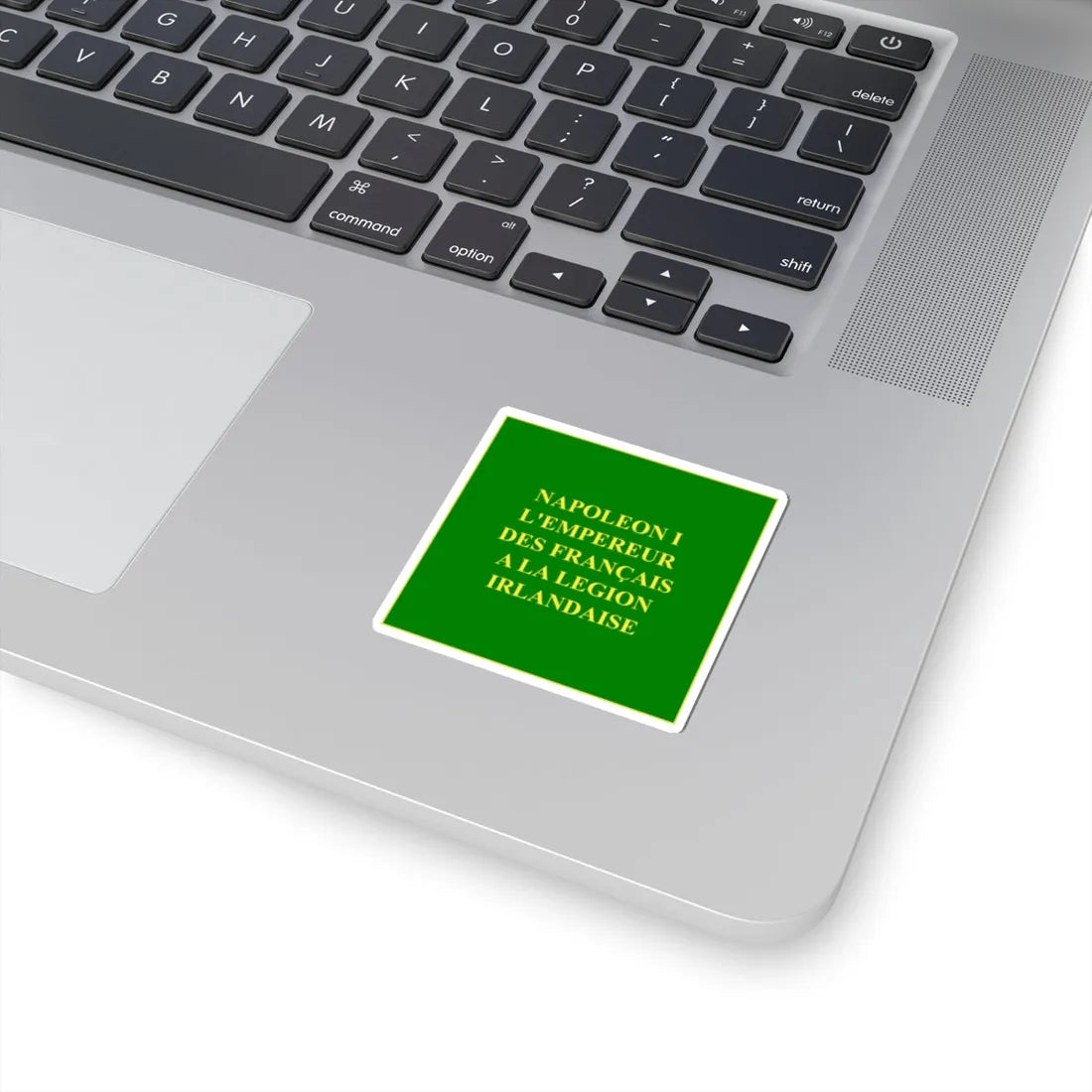 Regimental Colours of the Irish Legion Reverse (Ireland) STICKER Vinyl Kiss-Cut Decal - The Sticker Space