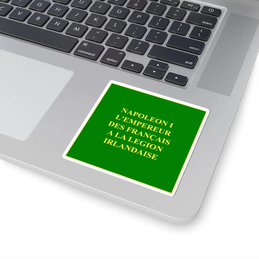 Regimental Colours of the Irish Legion Reverse (Ireland) STICKER Vinyl Kiss-Cut Decal - The Sticker Space