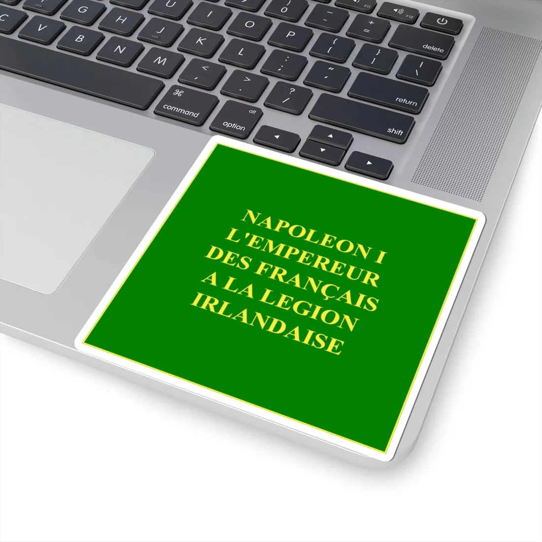 Regimental Colours of the Irish Legion Reverse (Ireland) STICKER Vinyl Kiss-Cut Decal - The Sticker Space