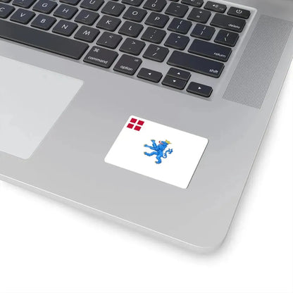 Regimental flag of Prince Fredericks Infantry Regiment (Denmark) STICKER Vinyl Kiss-Cut Decal - The Sticker Space