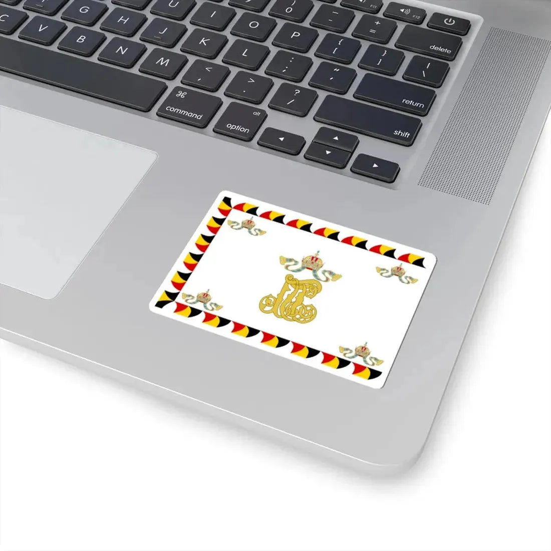 Regimental Flag of the Imperial-Royal Landwehr Reverse (Austria) STICKER Vinyl Kiss-Cut Decal - The Sticker Space