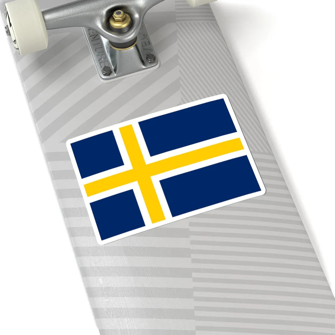 Regional flag of Roslagen (Sweden) STICKER Vinyl Kiss-Cut Decal - The Sticker Space